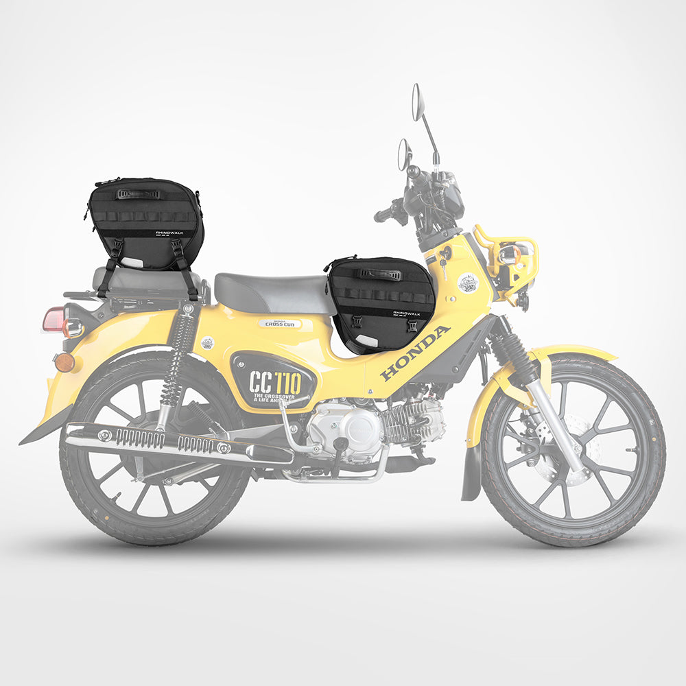 RHINOWALK MTR5001 Motorcycle Seat Front Storage Bag Polyester Motorbike Tail Pannier Pack RHINOWALK MTR5001 Motorcycle Seat Front Storage Bag Polyester Motorbike Tail Pannier Pack